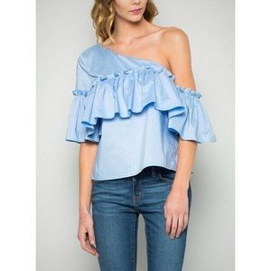 NWT One Shoulder Blouse